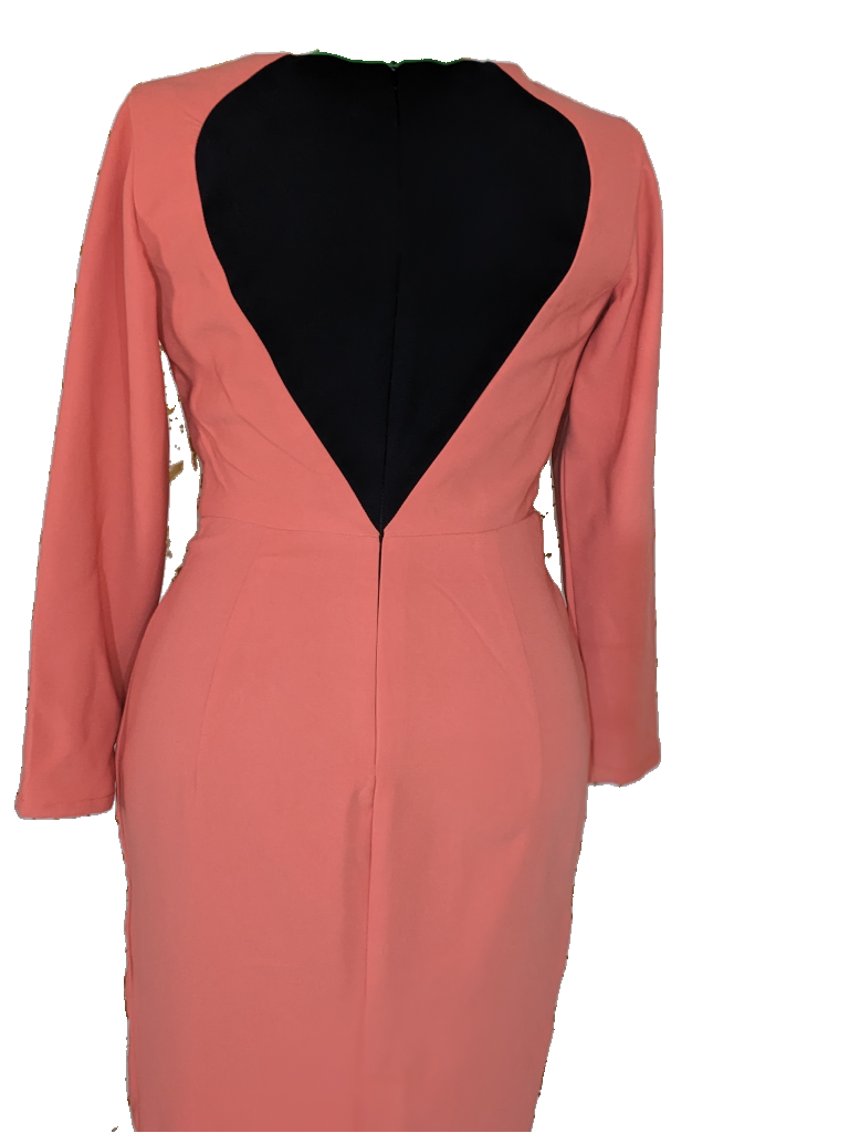 Radiance Two-Tone Pencil Dress