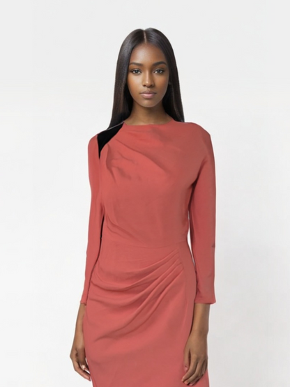 Radiance Two-Tone Pencil Dress