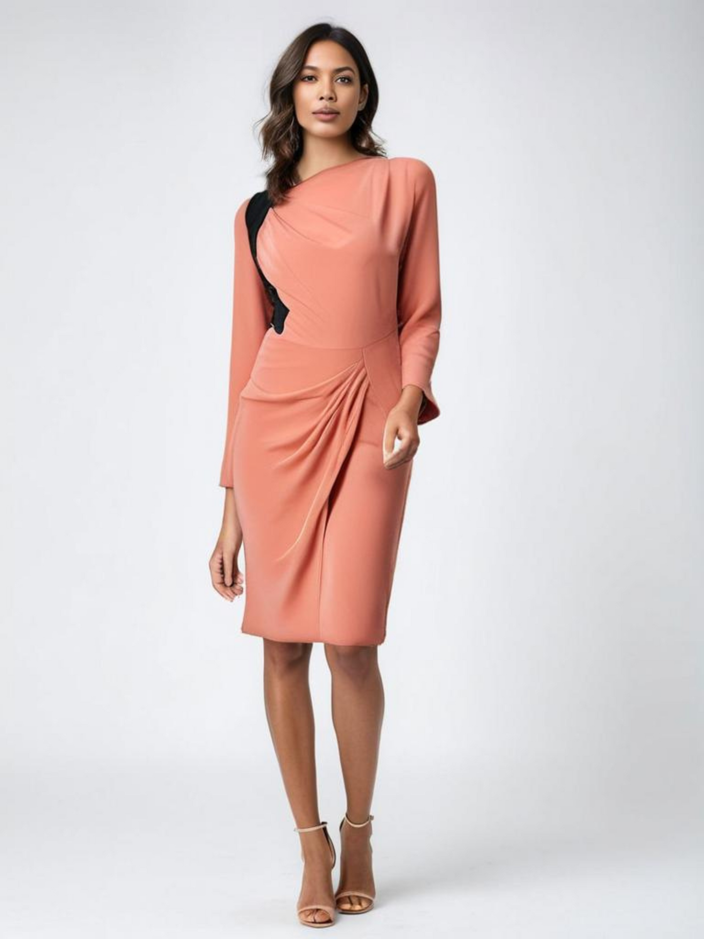 Radiance Two-Tone Pencil Dress