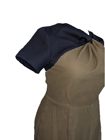 Twist & Grace Two-Tone Dress