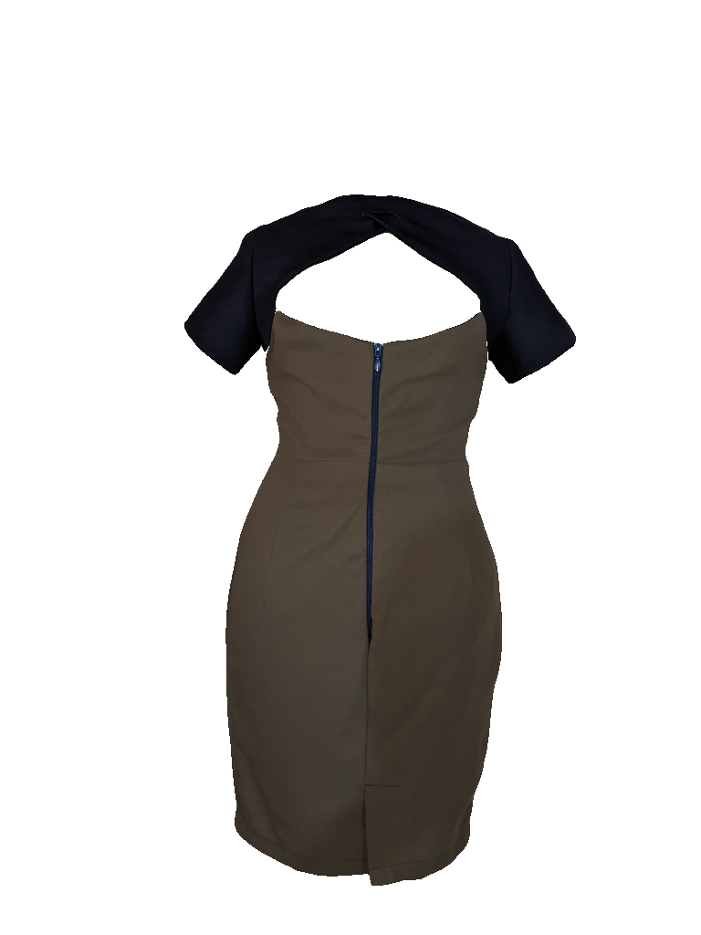 Twist & Grace Two-Tone Dress