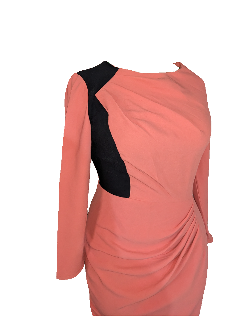 Radiance Two-Tone Pencil Dress