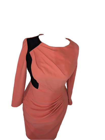 Radiance Two-Tone Pencil Dress