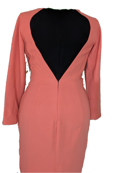 Radiance Two-Tone Pencil Dress